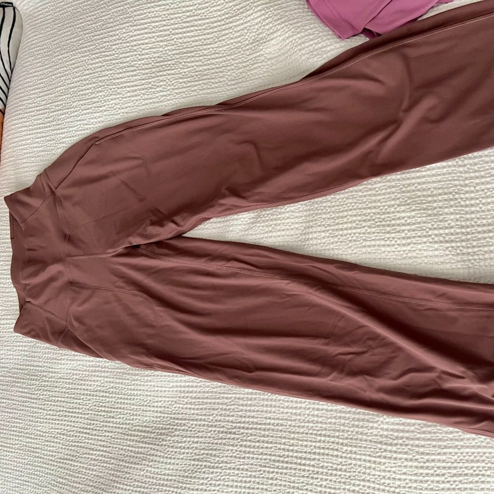 2 pairs of Lululemon Flare Align pants (square pockets in front) - Size 4